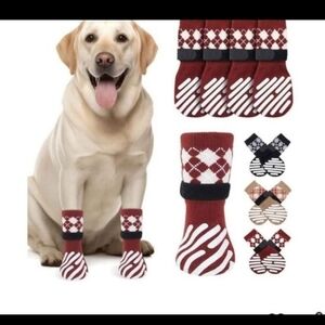 LOOBANI Red Senior Dog
Socks to Prevent Licking Paws
Hardwood Floors, Small